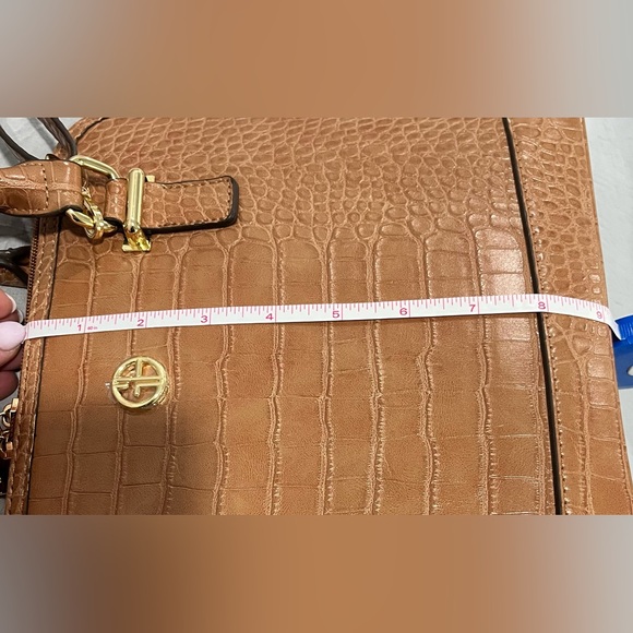 Giani Bernini Croc Embossed Medium Dome Satchel - Picture 5 of 7